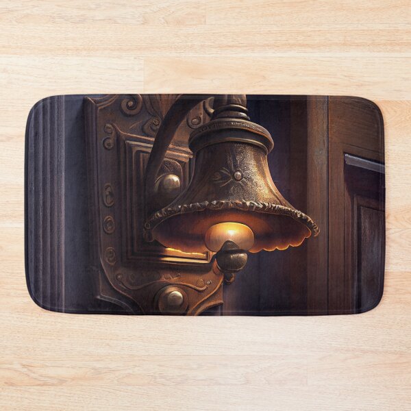 Item preview, A Welcome Doorbell and Lamp Digital Painting designed and sold by CodeAndColors.