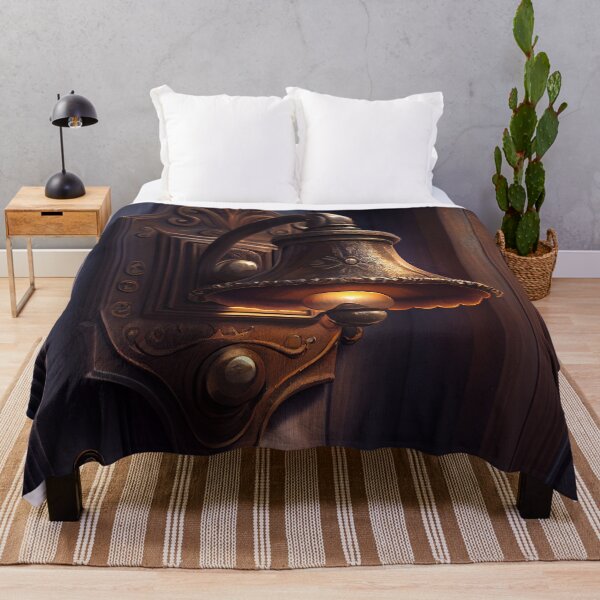 Item preview, A Welcome Doorbell and Lamp Digital Painting designed and sold by CodeAndColors.