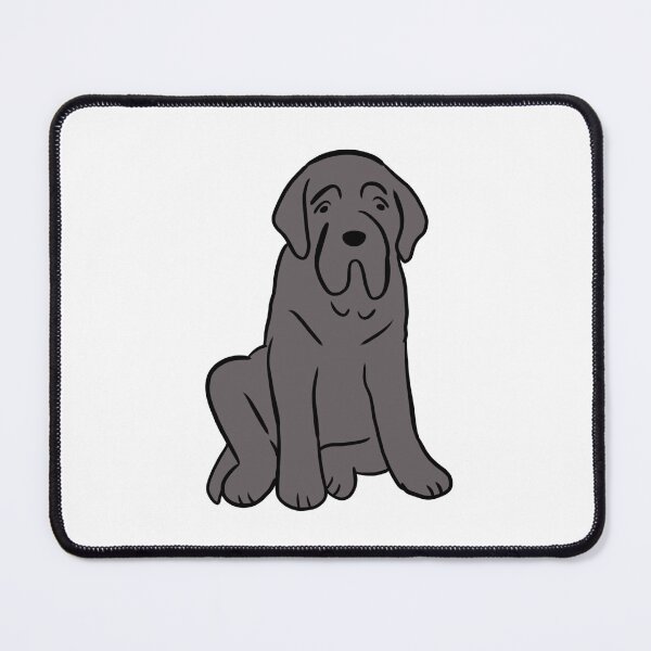 Item preview, Neapolitan mastiff dog cute illustration  designed and sold by Yarafantasyart.