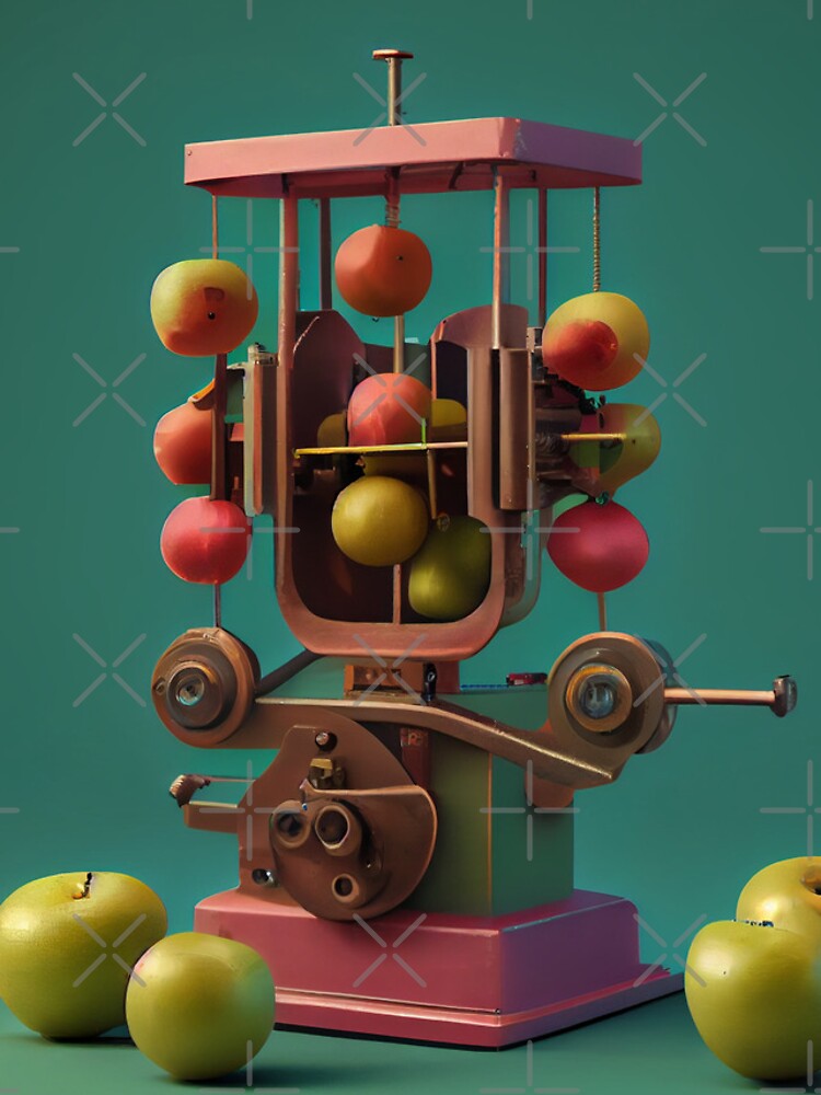 Aperçu 4 sur 4. Coque iPhone avec l'œuvre Torqueing the Jujube Apparatus Digital Painting créée et vendue par CodeAndColors.