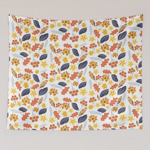 Item preview, Cute Flowers and Leaves Pattern designed and sold by Merchnique.
