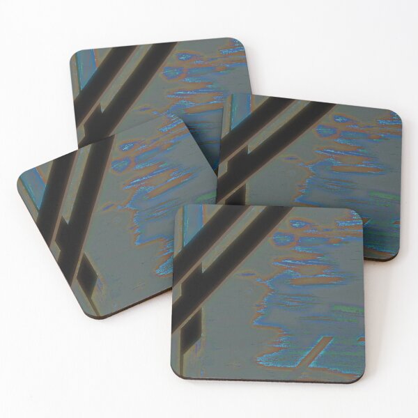 Item preview,  Bamboo grove Glowing at Night in Neon blue designed and sold by BlackArtichoke.