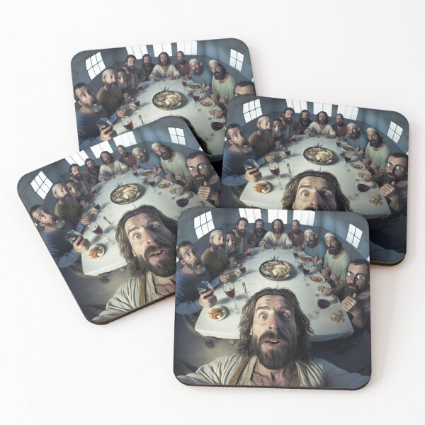 Item preview, Jesus Last Supper Selfie  designed and sold by Asa Schlobohm.