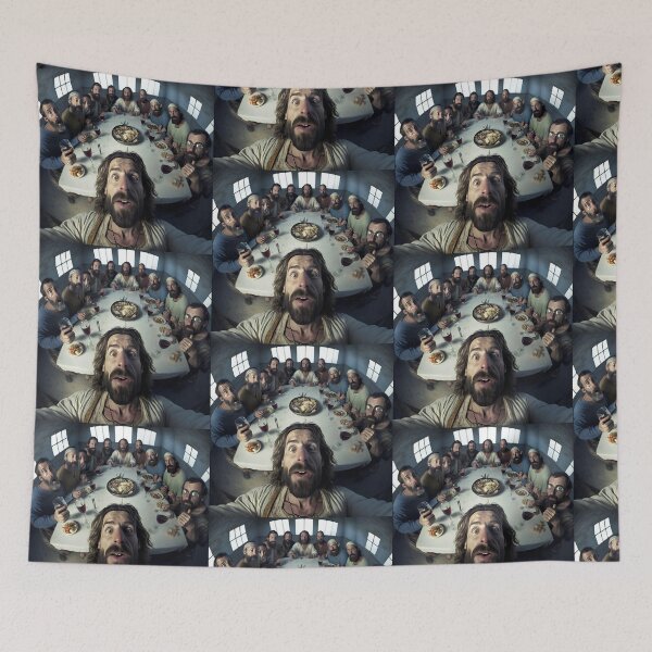 Item preview, Jesus Last Supper Selfie  designed and sold by Asa Schlobohm.