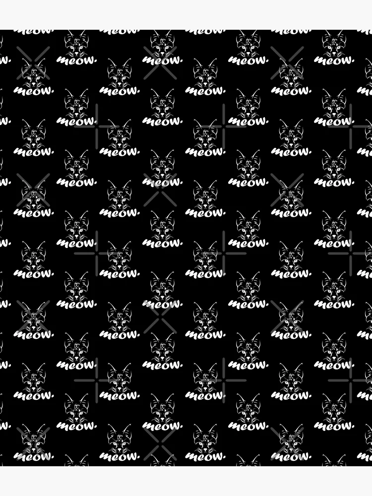 Thumbnail 3 of 3, Backpack, Meow designed and sold by DMJPRINT.