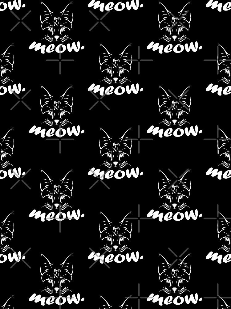Thumbnail 3 of 3, Scarf, Meow designed and sold by DMJPRINT.