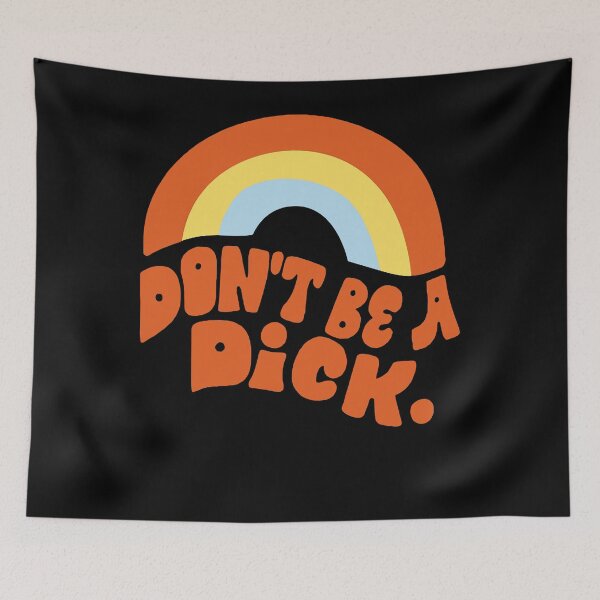 Item preview, Don't Be A Dick Funny Motivation Message Vintage Style designed and sold by JudyMann8258.