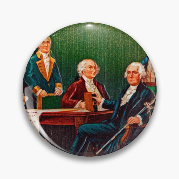 Item preview, First Cabinet of United States Washington Jefferson Adams Hamilton Knox designed and sold by Wabojeg.