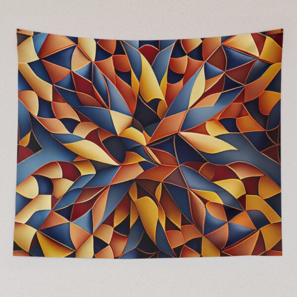 Item preview, Intense Scandifornian Pattern Digital Painting designed and sold by CodeAndColors.