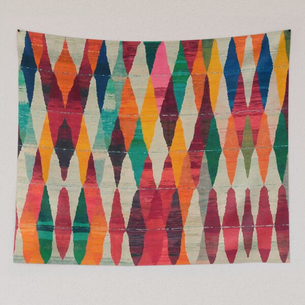 Item preview, Pixalette Geometric Abstract Diamond, Harlequin Pattern, Ethnic Scandinavian Argyle Pattern designed and sold by MyArt23.
