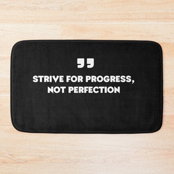 Item preview, fitness motivation,Strive for progress, not perfection designed and sold by TEESHOO.