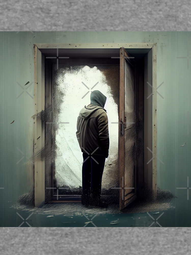 Thumbnail 6 von 6, Leichter Pullover, A Liminal Fenestration of Uncertain Emotion Digital Painting designt und verkauft von CodeAndColors.