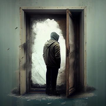 Vorschaubild zum Design A Liminal Fenestration of Uncertain Emotion Digital Painting von CodeAndColors