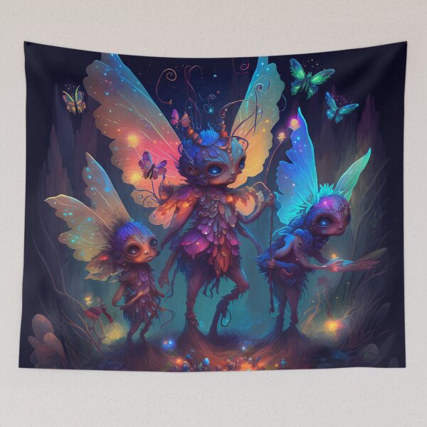 Item preview, Fairy creatures in the enchanted forest version 1 designed and sold by PM-Artistic.