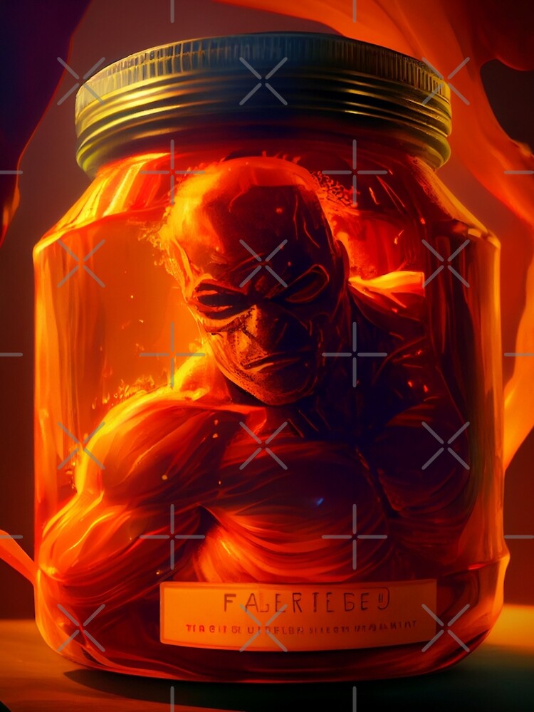 Aperçu 5 sur 5. Robe trapèze avec l'œuvre A Fervent Marmalade Juggernaut Digital Painting créée et vendue par CodeAndColors.