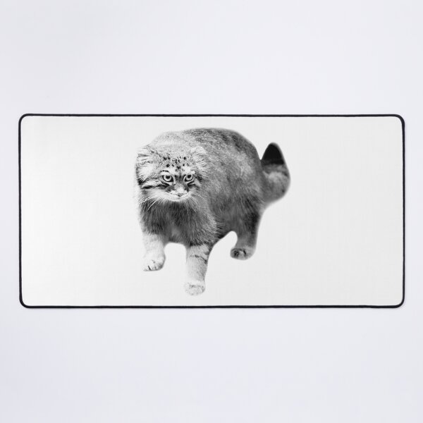 Vista previa del artículo con la obra «Gato Pallas mullido», diseñado y vendido por ep-pandality.