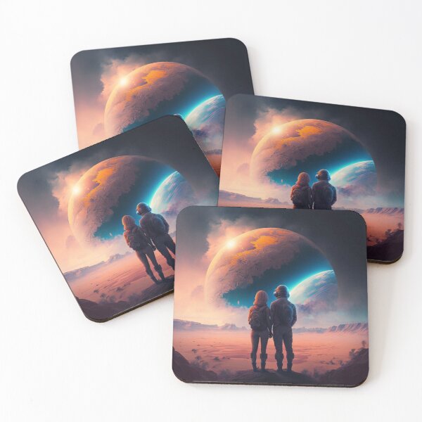 Item preview, We Used to live there - Couples watching Earth from a Distant Planet designed and sold by Dude 4U.