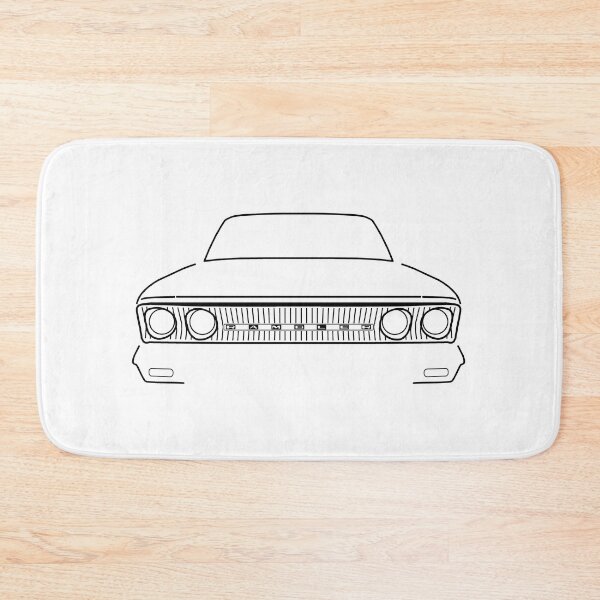 Item preview, 1963 AMC Rambler classic car black outline graphic  designed and sold by soitwouldseem.