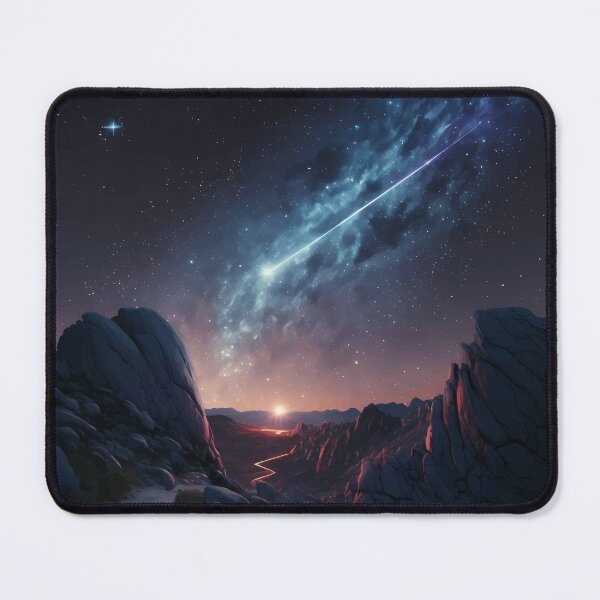 Item preview, Night sky with asteroid designed and sold by PM-Artistic.