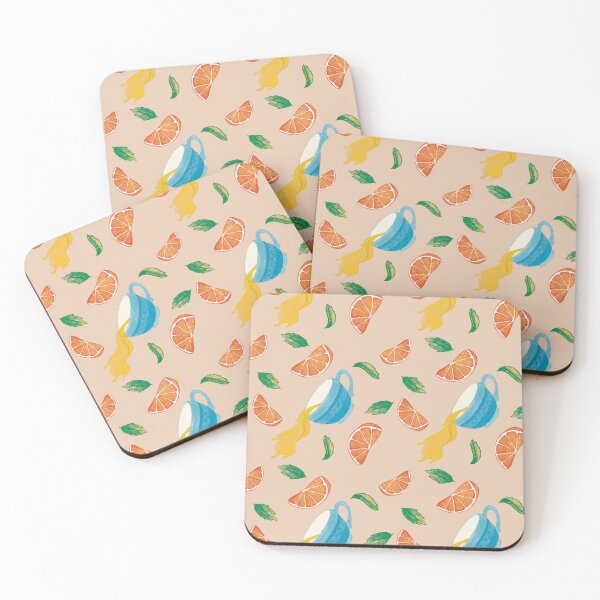 Item preview, Tea | Cup | Orange | Pattern designed and sold by CuriosityEng.