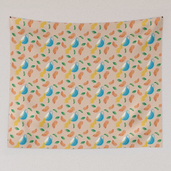 Item preview, Tea | Cup | Orange | Pattern designed and sold by CuriosityEng.