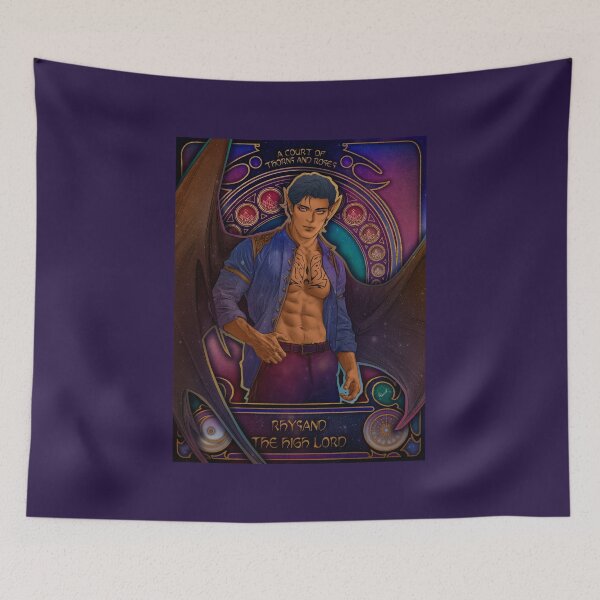 Item preview, Fanart: Rhysand de A Court of Thorns and Roses en estilo Art Nouveau designed and sold by AlexaelArtworks.