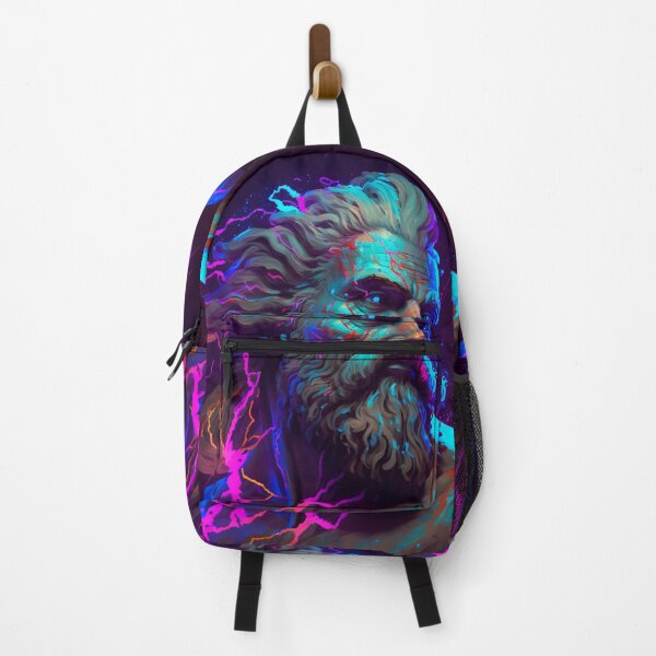 Aperçu de l'œuvre Peinture Zeus couleur Neon créée et vendue par DreamMeArt.