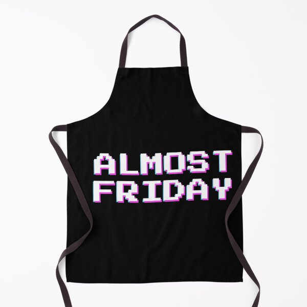Item preview, Almost FRIDAY HAPPY weekend trippy black designed and sold by MeditationMind.