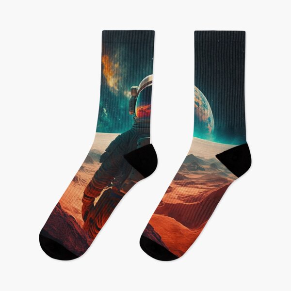 Item preview, We Used to live there - Astronaut watching Earth from Planet Mars V2 designed and sold by Dude 4U.