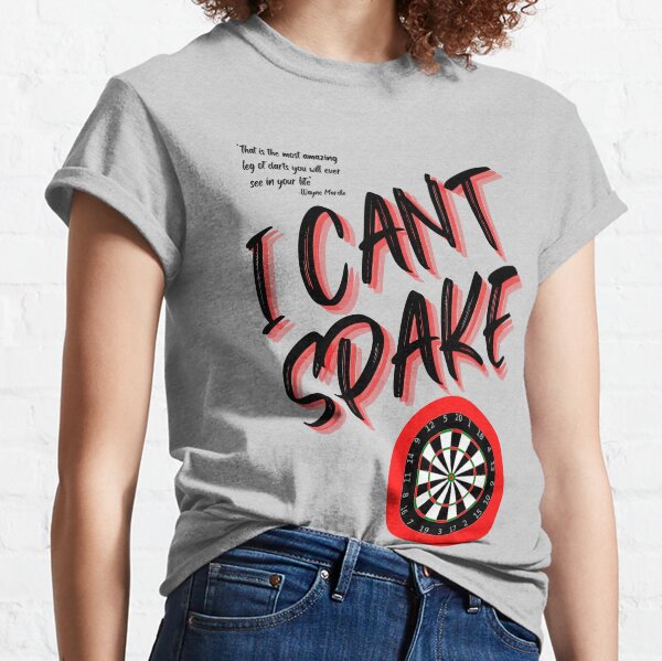 Item preview,  I can't spake Wayne Mardle iconic saying black lettering designed and sold by freemancreative.
