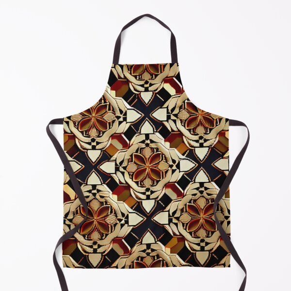 Item preview, Angular Asian Pattern Digital Painting designed and sold by CodeAndColors.