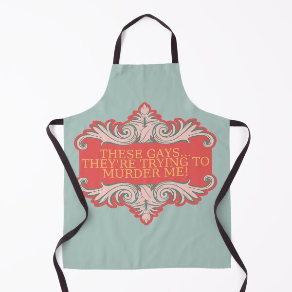 Item preview, The White Lotus Tanya Quote "These Gays" Print in Red & Peach designed and sold by greatkatescott.