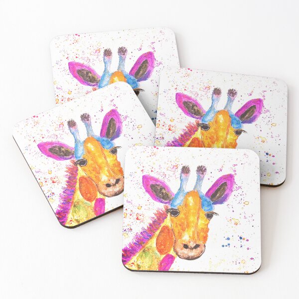Item preview, Giraffe Watercolor painting designed and sold by Monika Howarth.