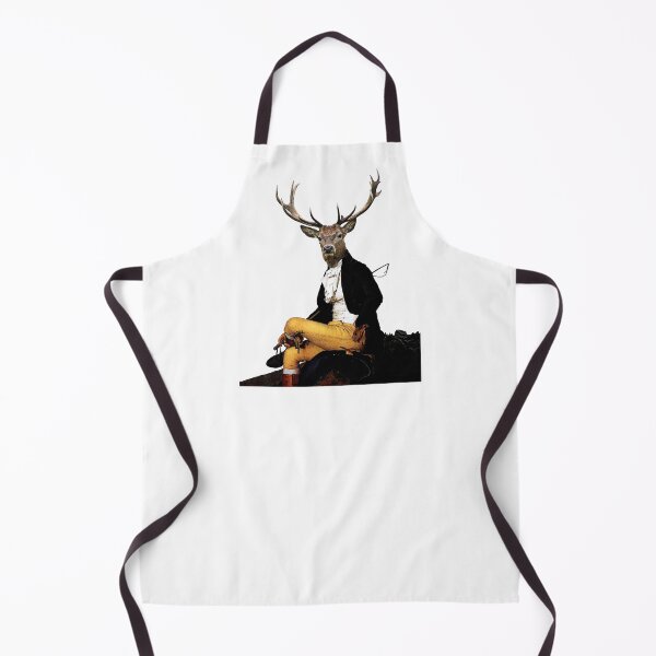 Aperçu de l'œuvre cerf de style régence (blanc) créée et vendue par Madame Memento.