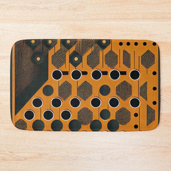 Item preview, Simple Industrial Pattern Digital Painting designed and sold by CodeAndColors.