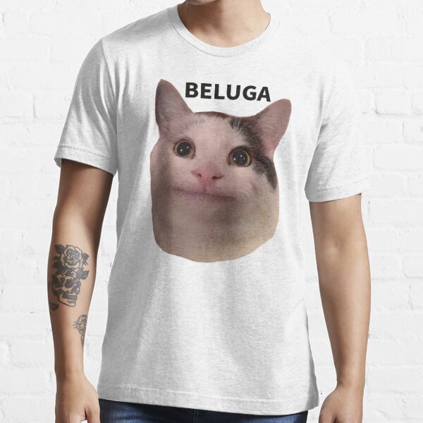 Beluga Cat - Beluga Cat Meme - Long Sleeve T-Shirt