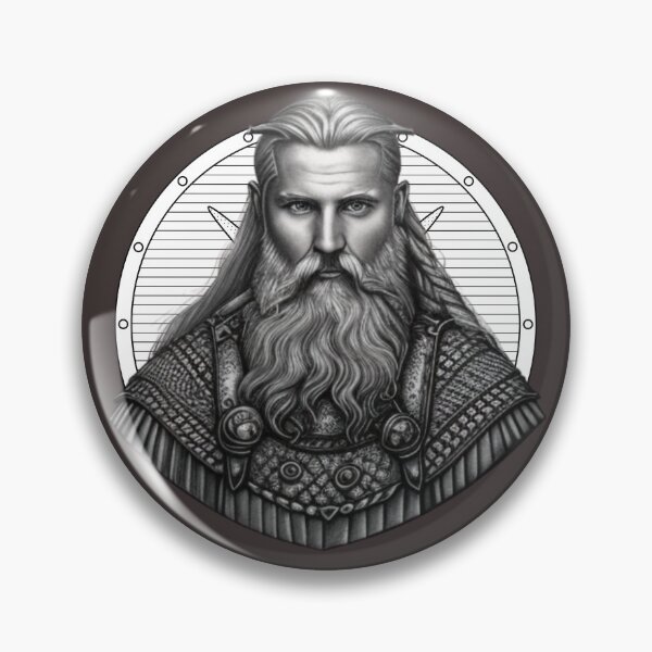 Item preview, Valhalla Portrait, Vikings Valhalla Art, Sketch, Original Valhalla Portrait Art Picture designed and sold by Urban-Celt.