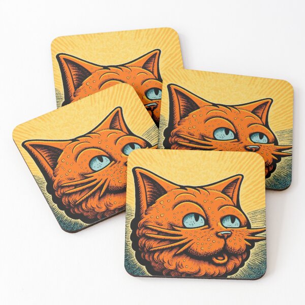 Item preview, Happy Psychedelic Crusty Cat designed and sold by Tanis-Tweedale.
