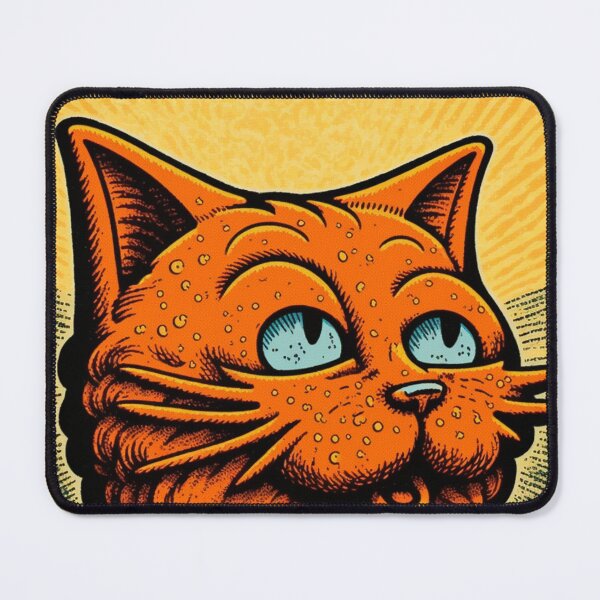 Item preview, Happy Psychedelic Crusty Cat designed and sold by Tanis-Tweedale.