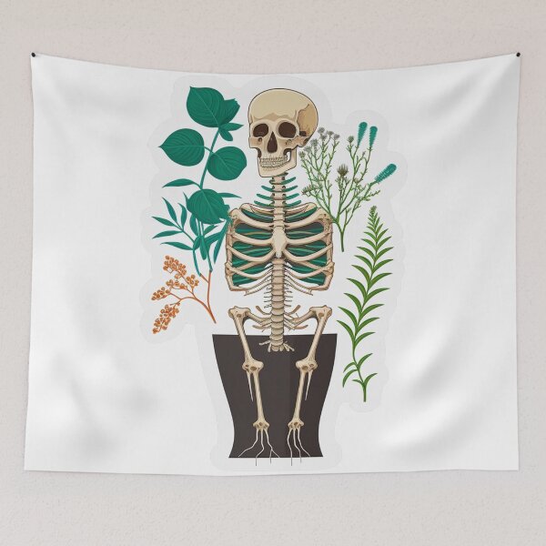 Item preview, bones and botany designed and sold by Enhance  Imagination.