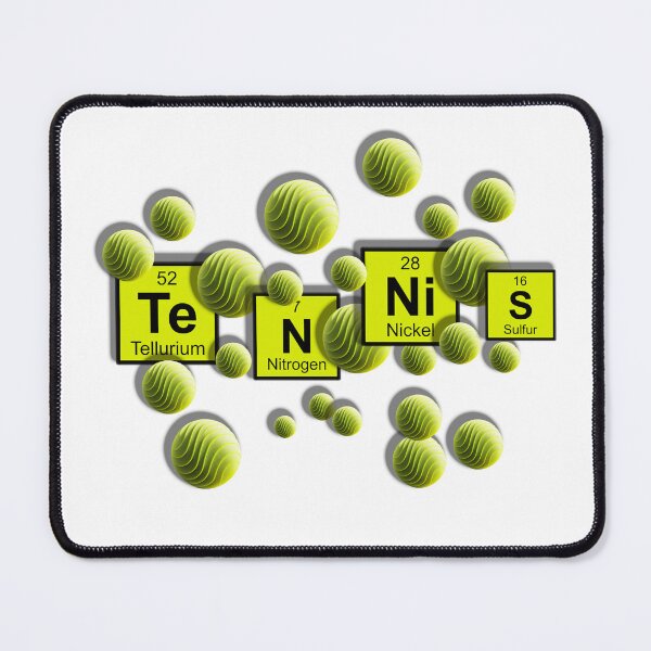 Item preview, Awesome Tennis gift for tennis players | tennis is a science, periodic table | periodic elements spelling designed and sold by surfingfun.