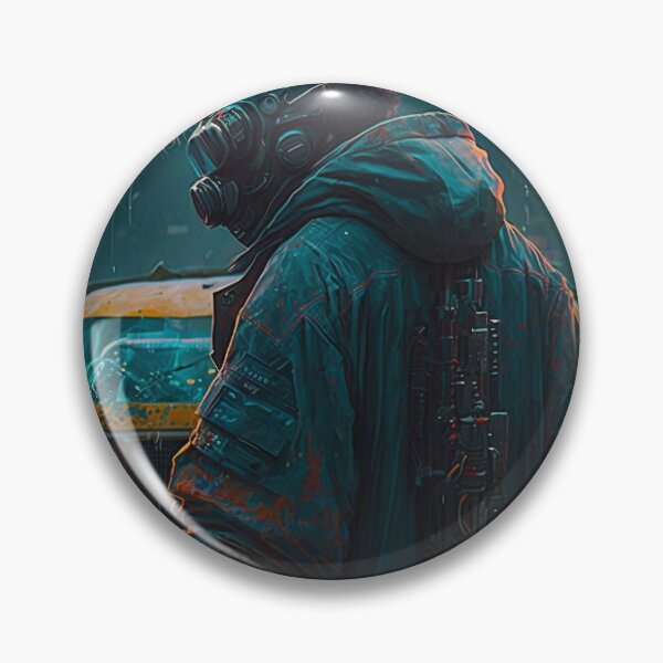 Item preview, Bounty hunter cyberpunk designed and sold by ArtbySERRA.