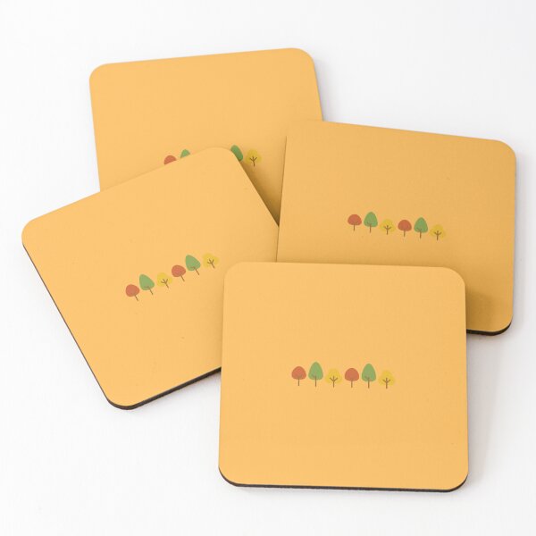 Item preview, Yellow minimalist trees designed and sold by Sshmorr.