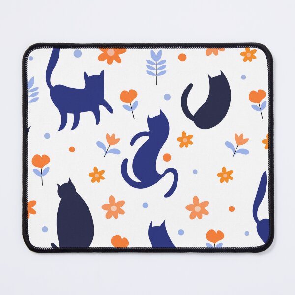 Item preview, Pattern With Cats And Flowers designed and sold by Timegraf.