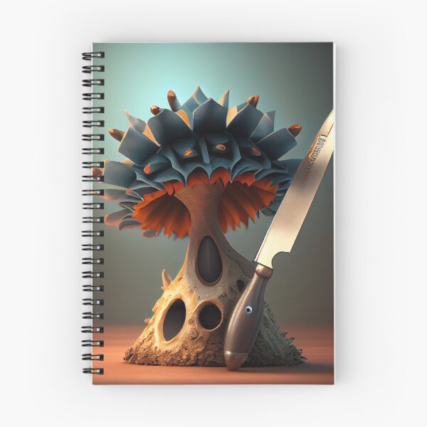 Item preview, The Artist and the Knifefungus Digital Painting designed and sold by CodeAndColors.