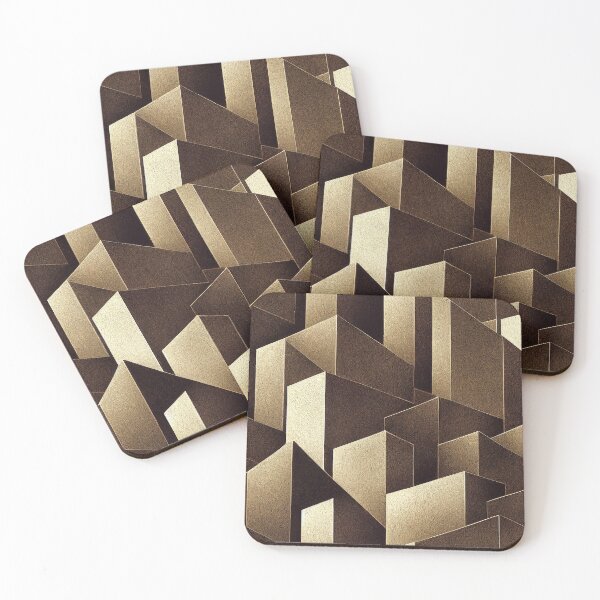 Item preview, Warm modern geometric decor pattern designed and sold by Dise37.