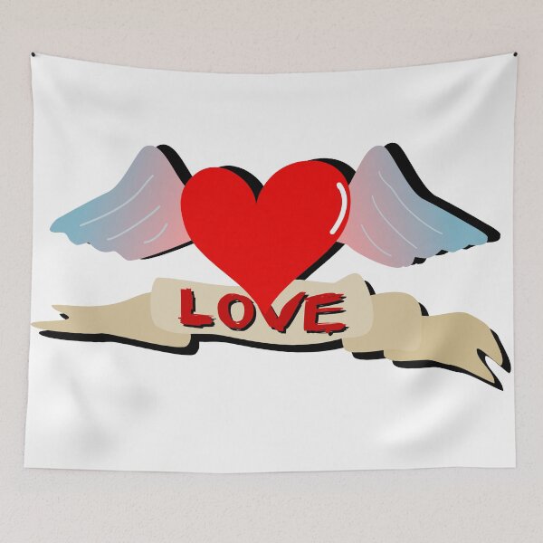 Item preview, Heart with wings designed and sold by Logan81.