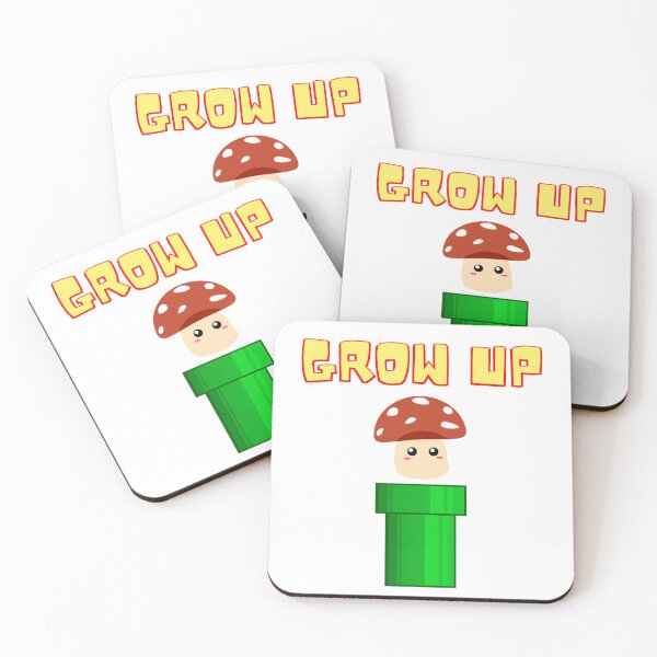 Item preview, Grow Up Mushroom designed and sold by BusyMonkeys.