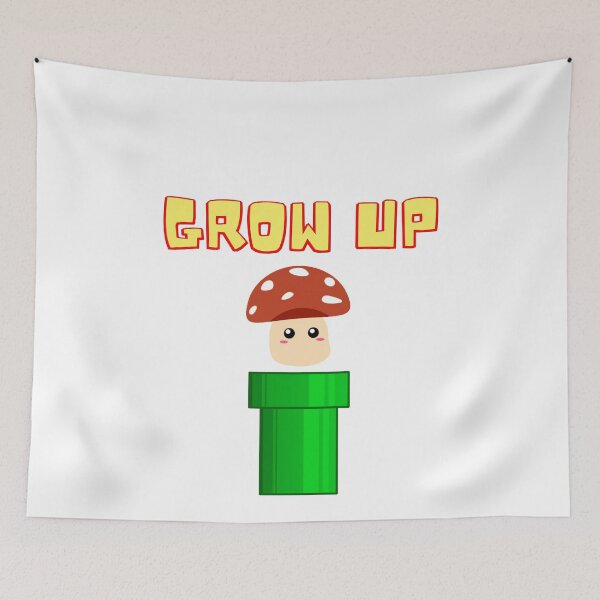 Item preview, Grow Up Mushroom designed and sold by BusyMonkeys.