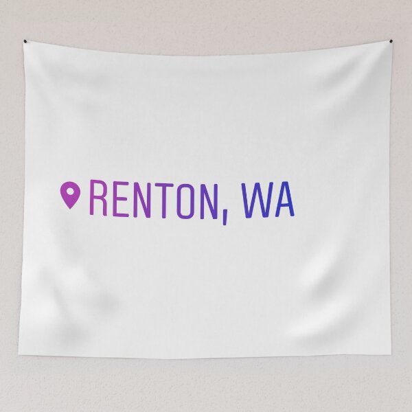 Item preview, Renton WA location tag designed and sold by Udaytonapparell.